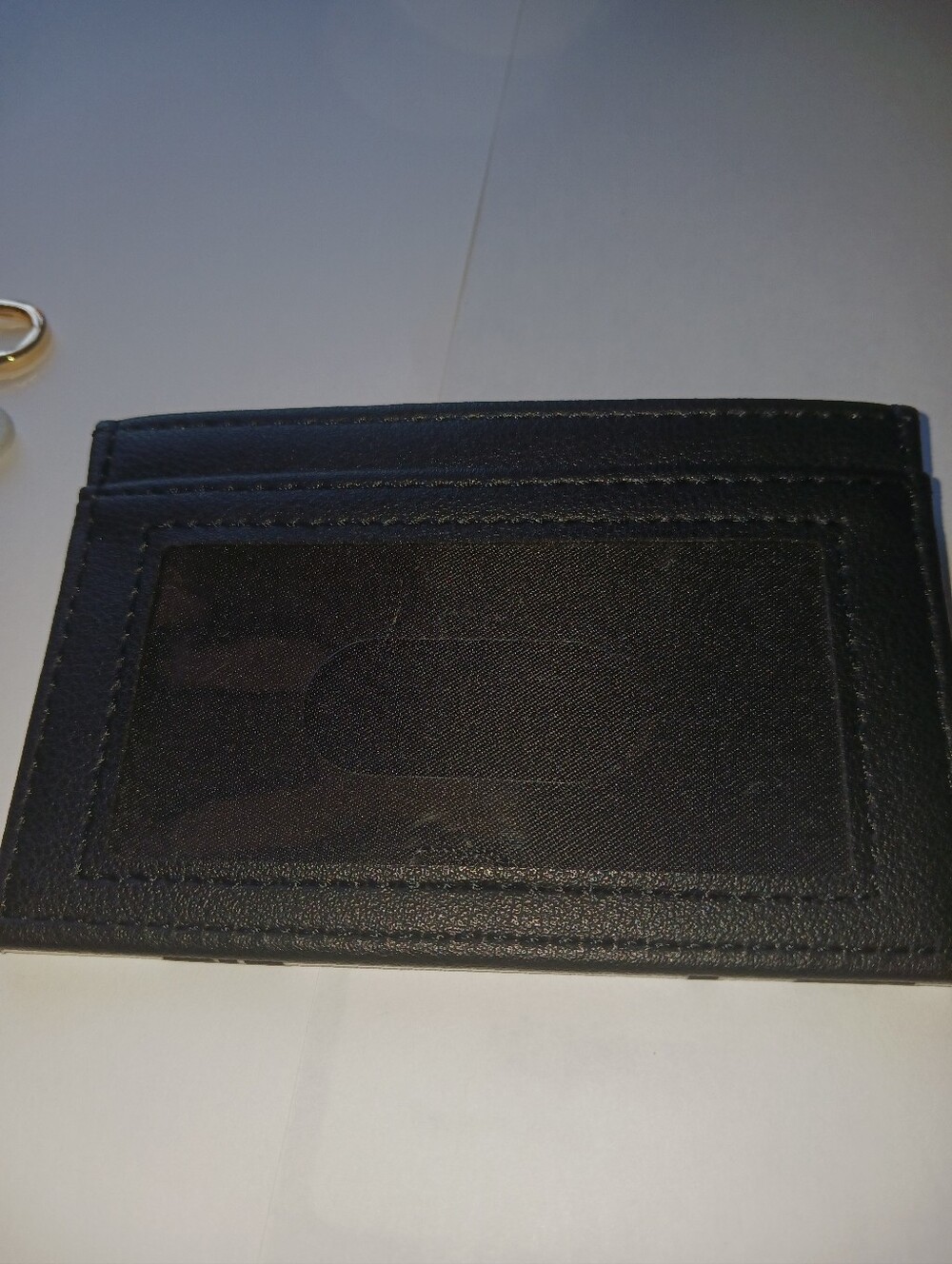 Peanuts Black & White Snoopy Cardholder with Snoopy Keychain - Picture 4 of 10